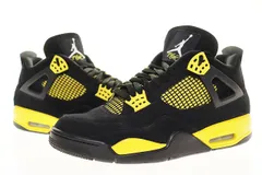ナイキ NIKE AIR JORDAN 4 RETRO THUNDER DH6927-017 2023 28.5cm AJ4 エア ジョーダン レトロ サンダー スニーカー ブラック イエロー 黒 黄 【ブランド古着ベクトル】【中古】▲■260613のサムネイル
