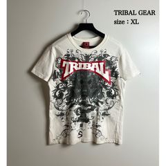 タグ付きの未使用品 トライバル ビッグサイズTシャツ ライオンプリント 