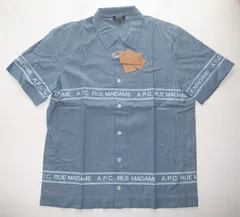 APC CHEMISETTE LOGO 19A ロゴ 半袖 シャンブレーシャツのサムネイル