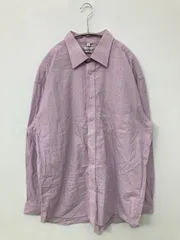BALMAIN シャツ/ブラウス 44 パープル コットン ストライプ柄 チェック柄 ミドル丈 長袖 レギュラーカラー メンズのサムネイル