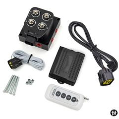 4ch リモコン 2独用 カプラー 配線 エアサス 電磁弁 マニホールド