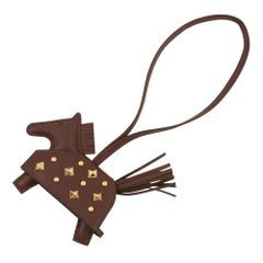 HERMES エルメス チャーム ロデオ ロベオ ロック スタッズ ゴールド