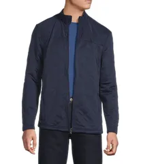 ダニエル クレミュ メンズ アウター ジャケット・ブルゾン キルティング Cremieux Blue Label Quilted FullZip Jacket Navy Heather ヘザーのサムネイル