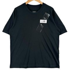 미사용품 MM6 Maison Margiela 엠엠 식스 메종 마르제라 넘버 모티브 S52GC0336 봄 여름 SS 반소매 T셔츠 코튼 블랙 레이디스 S 정규품[헌옷][중고][무료우송]