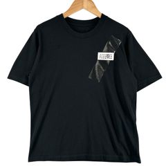 미사용품 MM6 Maison Margiela 엠엠 식스 메종 마르제라 넘버 모티브 S52GC0336 봄 여름 SS 반소매 T셔츠 코튼 블랙 레이디스 XXS 정규품[헌옷][중고][무료우송]
