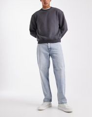 KAJA PLATING CREW KNIT OVY Gray Mサイズ ニット - メルカリ