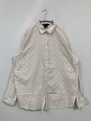 ROCA wear ロカウェア シャツ/ブラウス 2XL ホワイト コットン ワンポイント その他総柄 ミドル丈 長袖 レギュラーカラー メンズのサムネイル