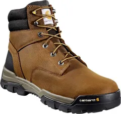 カーハート メンズ シューズ スニーカー Carhartt Boys Ground Force 6 Waterproof Comp Toe Bison Brown Oil Tanned ブラウンのサムネイル