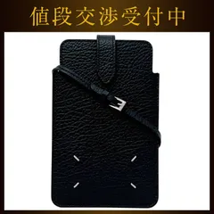 メゾン マルジェラ ポシェット フォン ネック ポーチ ブラック 黒 SA1VZ0008 P4455 美品 レザー 中古 Maison Margielaのサムネイル