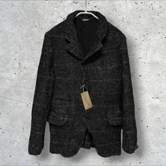定価：174900円 COMME des GARCONS HOMME PLUS ウール 縮絨ジャケット PP-J057 BLACK M  コム デ ギャルソン オム プリュス ブラックのサムネイル
