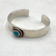 LHNJewelry ハンドメイド スターリングシルバー x ラピス バングル