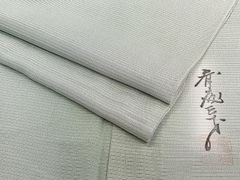 夏物】絽 行儀 江戸小紋 正絹◇新品しつけ付き 裄長トールサイズ 