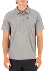 ハーレー メンズ トップス ポロシャツ Hurley Mens H2ODRI Outback Polo Stone Grey グレーのサムネイル