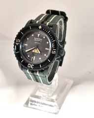 【中古動作品】Blancpain × Swatch SCUBA FIFTY FATHOMS GREEN ABYSS SO35G100 自動巻き 腕時計 本体のみのサムネイル