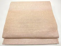 平和屋着物●桝屋高尾　(ねん金綴錦)　全通柄袋帯　段霞文　金糸　正絹　逸品　CABI0352hyのサムネイル