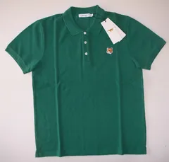 maison kitsune fox head patch classic polo ポロシャツ sizeM deep greenのサムネイル