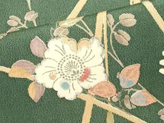 平和屋着物■上質な小紋　辻が花　鬼しぼ縮緬　鈴乃屋扱い　正絹　逸品　CABH1010ou