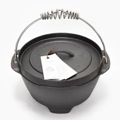 未使用品 サビあり Barebones ベアボーンズ ダッチオーブン 12インチ Cast Iron Dutch Oven キャストアイアン 鉄鍋 鍋 クッカー バーベキュー アウトドア キャンプ CKW308 |のサムネイル