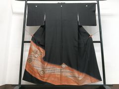 平和屋着物○男性 本場大島紬 100亀甲 総詰め 恵純雄作 証紙付き 正絹