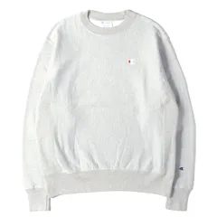【美品】Champion チャンピオン スウェット ヘザーグレー サイズ:M | US企画 日本未発売 | 目付き リバースウィーブ スウェットシャツ | トップス トレーナー 【メンズ】【中古】