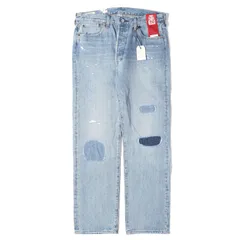 【新品】Levis リーバイス パンツ インディゴ サイズ:34×32 | 希少 新品未使用 | 150周年記念 501 Big E ダメージリペア加工 デニムパンツ | ボトムス ジーンズ ジーパン【メンズ】のサムネイル
