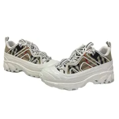 バーバリー Burberry アーサー Arthur Low レディース靴 スニーカー ブラウン UK3 EUR36サイズ 201-shoes1785のサムネイル