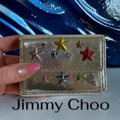 Jimmy Choo 三つ折り財布 メタリック スター スタッズのサムネイル