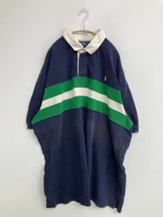Polo by Ralph Lauren ポロバイラルフローレン ポロシャツ 3XLT ネイビー ボーダー柄 ワンポイント ブランドロゴ 長袖 半端袖 メンズ レディース