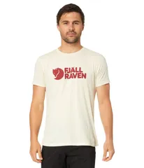 フェールラーベン メンズ トップス シャツ ロゴ Fjallraven Logo TShirt Chalk White ホワイトのサムネイル