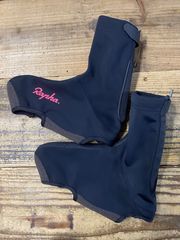 JY687 라파 Rapha DEEP WINTER OVERSHOES 슈즈 커버 블랙 M 뒤 기모