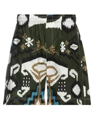 エムエスジイエム メンズ ボトムス ハーフパンツ・ショーツ MSGM ショートパンツ＆バミューダパンツ Military Green グリーンのサムネイル