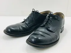 【現状渡し品】 U.S.NAVY アメリカ海軍 80's SERVICE SHOES DLA100-83-C-4127 1983年製 インターナショナルシューカンパニー サービスシューズ 靴 【164-250823-rt-01-tag】のサムネイル