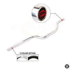 오토바이 25MM 1 인치 핸들 바 드래그 핸들 핸드 바 할리 혼다 야마하 스포츠 스타 FLHR FLTR 1200 헬기