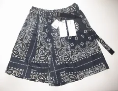 sacai bandama バンダナ ショーツ 短パン navy size2のサムネイル