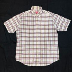 Supreme チェック柄 半袖シャツ Mサイズ - メルカリ