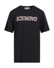 アイスバーグ メンズ トップス Tシャツ ICEBERG Ｔシャツ Black ブラックのサムネイル