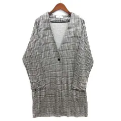 アーバンリサーチ サニーレーベル URBAN RESEARCH Sonny Label V開き グレンチェック カット コーディガン グレー F LA94-27T005のサムネイル