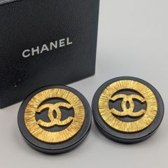 極美品 シャネル イヤリング ココマーク マトラッセ ゴールド 初期