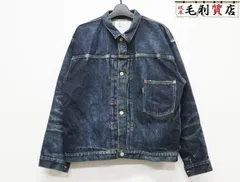 NEW MANUAL ニューマニュアル #029 WW Ⅱ LV T-BACK JACKET ONE-WASHED Gジャン 美品 デニムジャケットのサムネイル