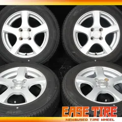 バリ山 22年製 165/70R14 ブリヂストン エコピア NH200C / ヴァイオレント 14インチ 5.5J +45 100 4H アクア ヴィッツ パッソ マーチ スペイド等のサムネイル