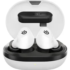 中古・動作品　SteelSeries ゲーミングワイヤレスイヤホン Arctis GameBuds ワイヤレス ゲーミングイヤホン  ホワイトのサムネイル