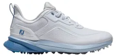 フットジョイ レディース シューズ スニーカー FootJoy Womens ProSL Spikeless Golf Shoes Arctic WhiteGlacierSteel Blue ホワイトのサムネイル