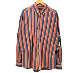 エルメネジルドゼニア Ermenegildo Zegna シャモアクロス ストライプ ボタンダウン シャツ  メンズ import：L のサムネイル