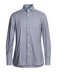 イザイア メンズ トップス シャツ ISAIA Blue Gray グレーのサムネイル
