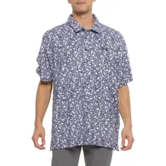 アンダーアーマー メンズ トップス シャツ プリント Under Armour Playoff 30 Printed Golf Polo Shirt UPF 40 Short Sleeve Midniのサムネイル