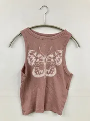 HOLLISTER ホリスター タンクトップ M パープル 前面プリント カップなし レディースのサムネイル