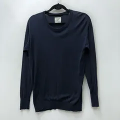 【加古川店】 中古 N.HOOLYWOOD | エヌハリウッド ニット × JOHN SMEDLEY COTTON KNIT U 14RCH ネイビー サイズ：38 【104】のサムネイル