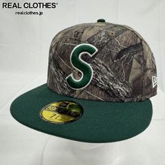 supreme New Era 59FIFTY 迷彩 Sロゴキャップ 7 3/4 - メルカリ