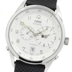 オリス ORIS 7513 クラシック ワールドタイマー デュアルタイム デイト 自動巻き メンズ _945667のサムネイル