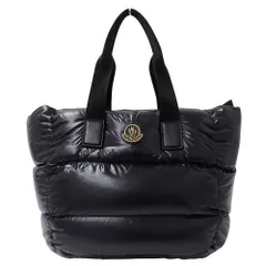 モンクレール MONCLER バッグ レディース ブランド トートバッグ ナイロン カラドック ブラック 黒 キルティング ロゴ おしゃれ 【中古】のサムネイル